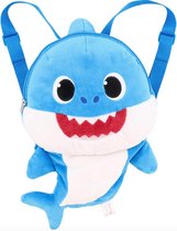 Baby Shark 3D Rugzak - schoolrugzak voor kinderen - eco-pluche