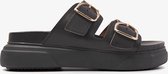 VIA VAI Maddison Dee Slippers - Zwart - Maat 36