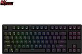 NIEUW 2022: RK87 Hot Swappable TKL Mechanisch Toetsenbord - Gaming Keyboard - Zwart - RGB - Wired & Wireless - TRI-MODE - 2.4GHZ - Bluetooth - Type-C - Red Switches - 3/5 Pin - Gaming - Offic