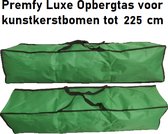 Premfy Luxe Opbergtas voor Kunstkerstbomen tot 225cm - Kerstballen en Decoratie - Opbergtas Kerstboom - Kunstkerstboom - Waterdicht - UV Bestendig - Met Handvatten en Afsluitbare R