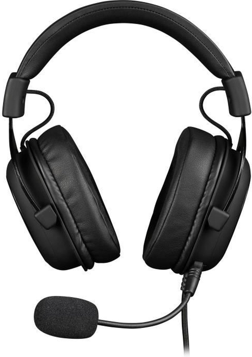 Drakkar - pc pro gaming headset - Bodhran - afneembare micfroon - in-line afstandsbediening - USB + jack plug & play - 7.1 surround