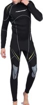 Wetsuit - Neopreen Surfpak 3mm - Thermo Zwempak - Swimsuit - Zwart - Maat M (168-173cm)