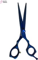 Ciseaux - Ciseaux de Ciseaux de coiffure Blauw 5,5 pouces Acier Allemand - avec étui