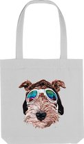 OddityPieces - The ODD Bags - Tas - Grijs - Fox Terrier