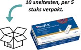 10 x Flowflex Zelftest - Verpakt per 5 stuks - 2 x 5 pack - totaal 10 testen - NL Handleiding. CE keurmerk