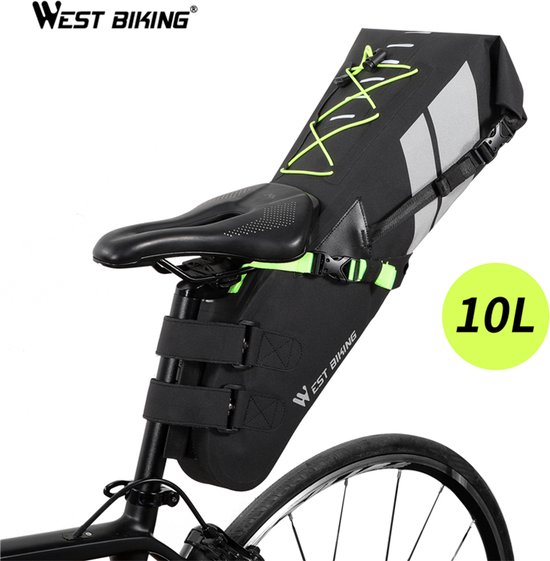 Sacoche de selle West Biking / sacoche de tige de selle adaptée aux VTT et vélos de route