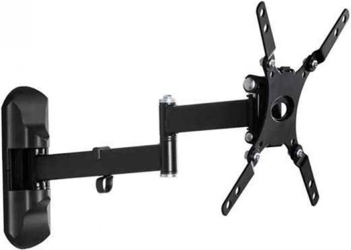 PERLESMITH TV Muurbeugel, Draaibare Kantelbare Sterke,TV Beugel voor 13-42 inch TV's tot 35 KG, Max. VESA 200X200 mm, Waterpas, Kabelbinders Inbegrepen