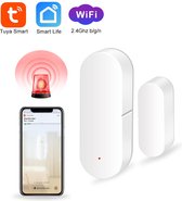 Smart Wifi Door Sensor - Huisbeveiliging - Draadloos - Raamsensor - Smart Door Open/Gesloten Detectors - Smart Life - APP Push