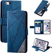 Book Case Apple iPhone XR | Hoogwaardig PU Leren Hoesje | Lederen Wallet Case | Luxe Uitstraling | Telefoonhoesje | Pasjeshouder | Portemonnee | Blauw