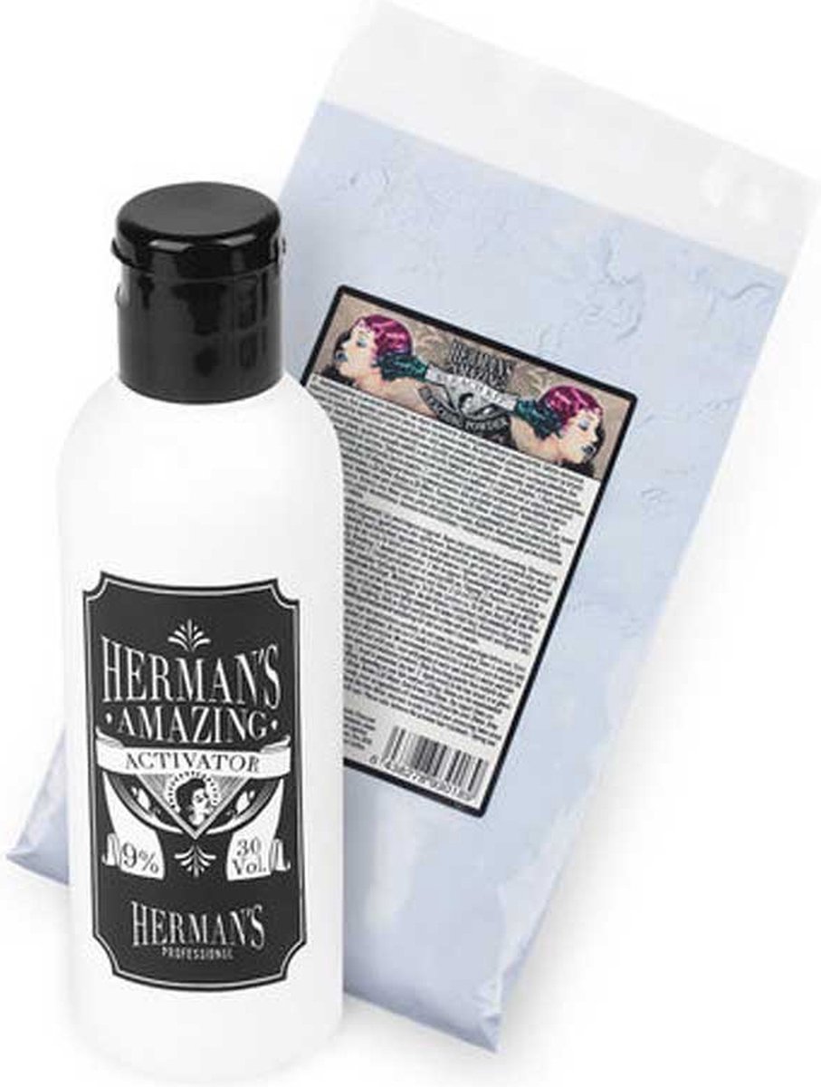 Hermans Amazing Haircolor - 20 VOL / 6% Haarbleekmiddel KIT - Wit