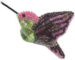 Momentos Magicos - Kralen kit broche Crystal Art "Fly bird" - Borduren - Borduurpakket - Borduurpakket kind