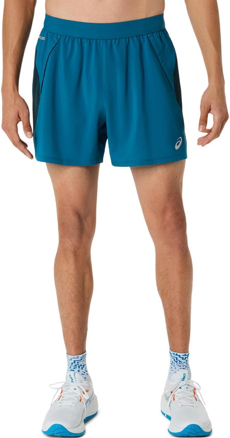 Asics Road Short Tranquil /Dark /Yamabuki Turquoise