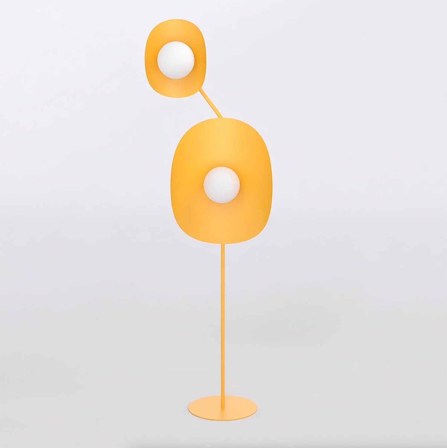 Emibig DELULU LP2 ORANGE - Moderne vloerlamp voor sfeervolle verlichting