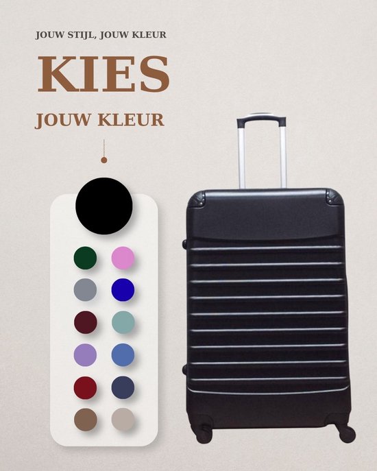 Quadrant XL Grote koffer - Zwart