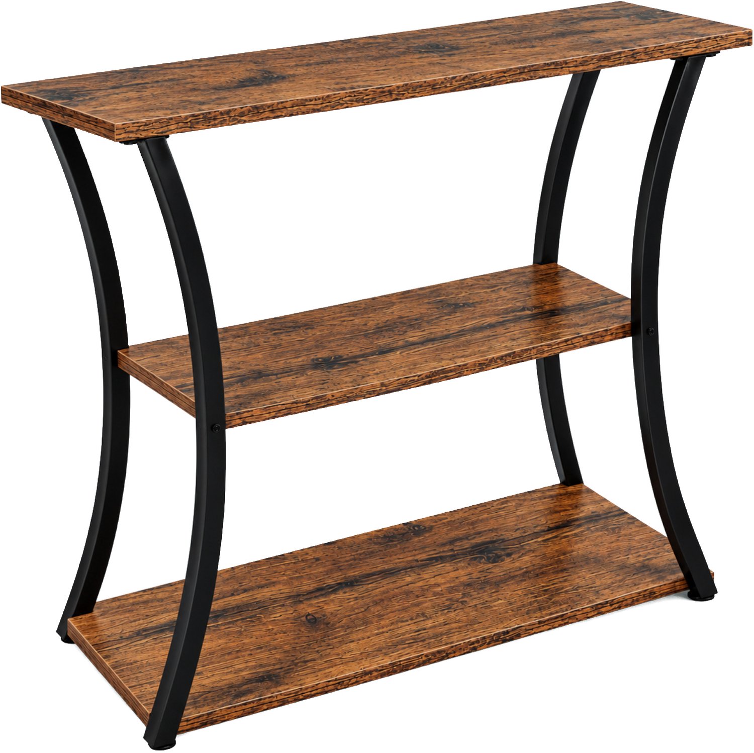BEGRYF Consoletafel - rustiek bruin/zwart - 100x30x80 cm