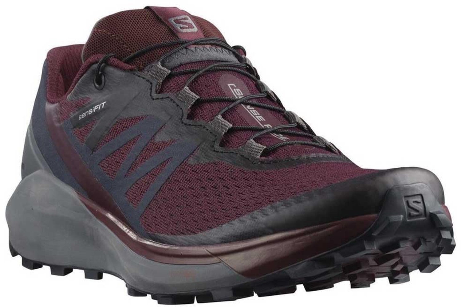 Salomon Sense Ride 4 Trail Hardloopschoenen Dames 38 EU Grijs