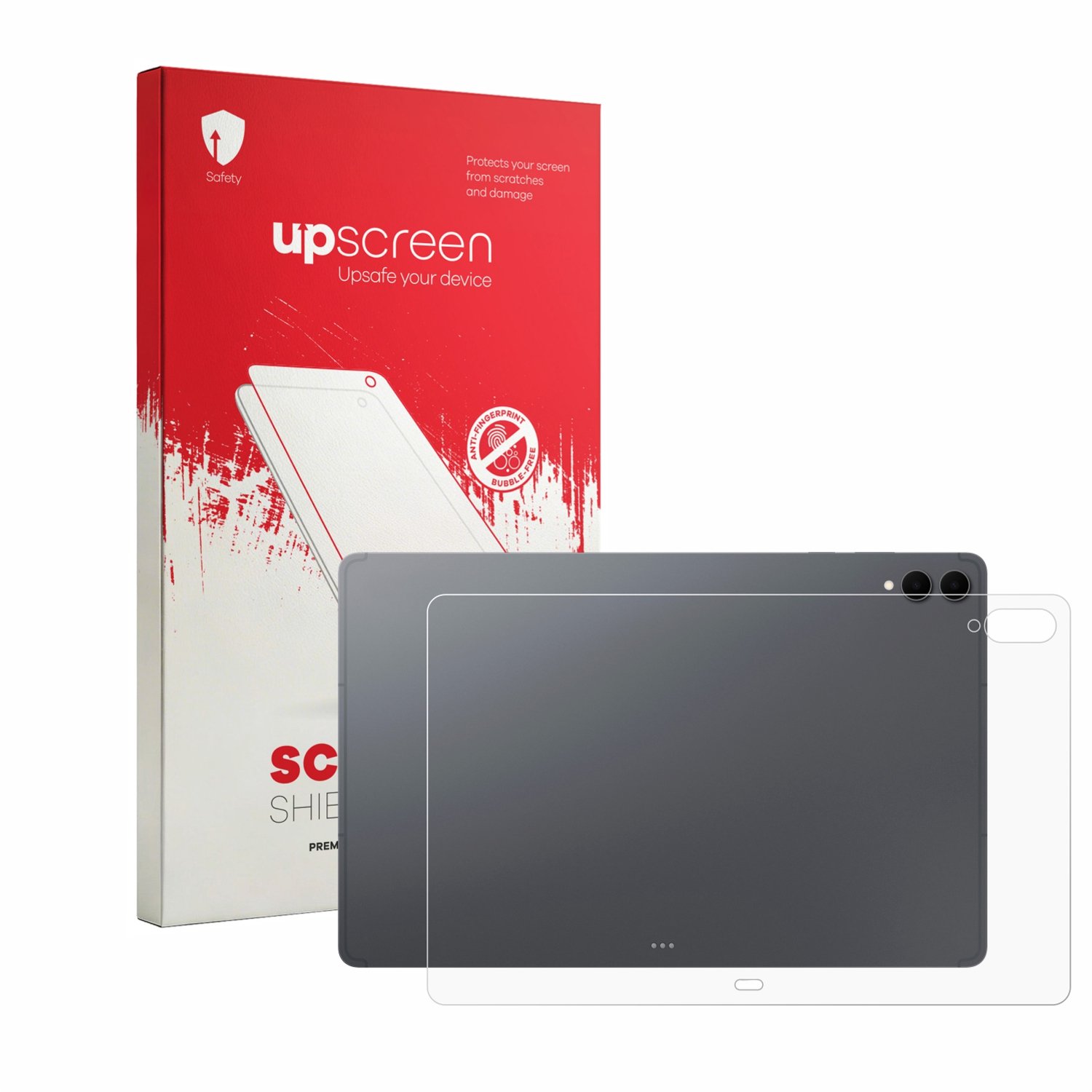 upscreen - Screenprotector voor Samsung Galaxy Tab S12 Ultra (Achterkant) - Folie Beschermfolie transparant