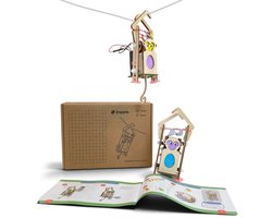 Slingeraap Zappiebox - Educatief Wetenschap & Techniek speelgoed voor 5-9 jaar - Spelend leren - STEM speelgoed - Bouwpakket kinderen