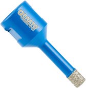 Blauwe Qerato diamantboormachine met zilveren punt.
