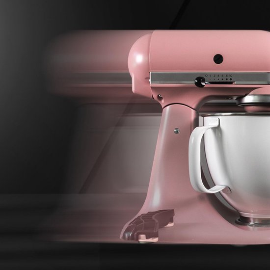 schuifvoet “Mover” te combineren met de 4.3 & 4.8 liter keukenmachines voor het eenvoudig verplaatsen en verschuiven van de mixer. Vrijwel onzichtbaar onder de machine — afbeelding 5