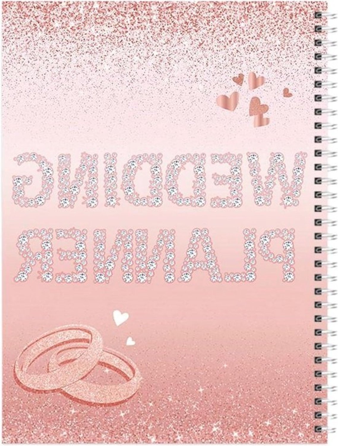 Bruiloftplanner - Organizer voor het trouwboek - Bruiloft plannen - Sprankelende cover - 29 x 21 cm - Niet gespecificeerd
