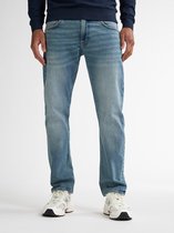 Petrol Industries - Heren Straight Fit Jeans Starling Kalispell - 50% organic cotton - Vintage wash - Blauw - Maat W34L32