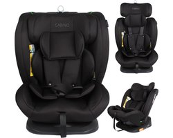 Cabino Solero Autostoel i-Size – Groep 0/1/2/3 – 40 tot 150 cm – Gordelbevestiging - Met Zitverkleiner – Zwart Plus