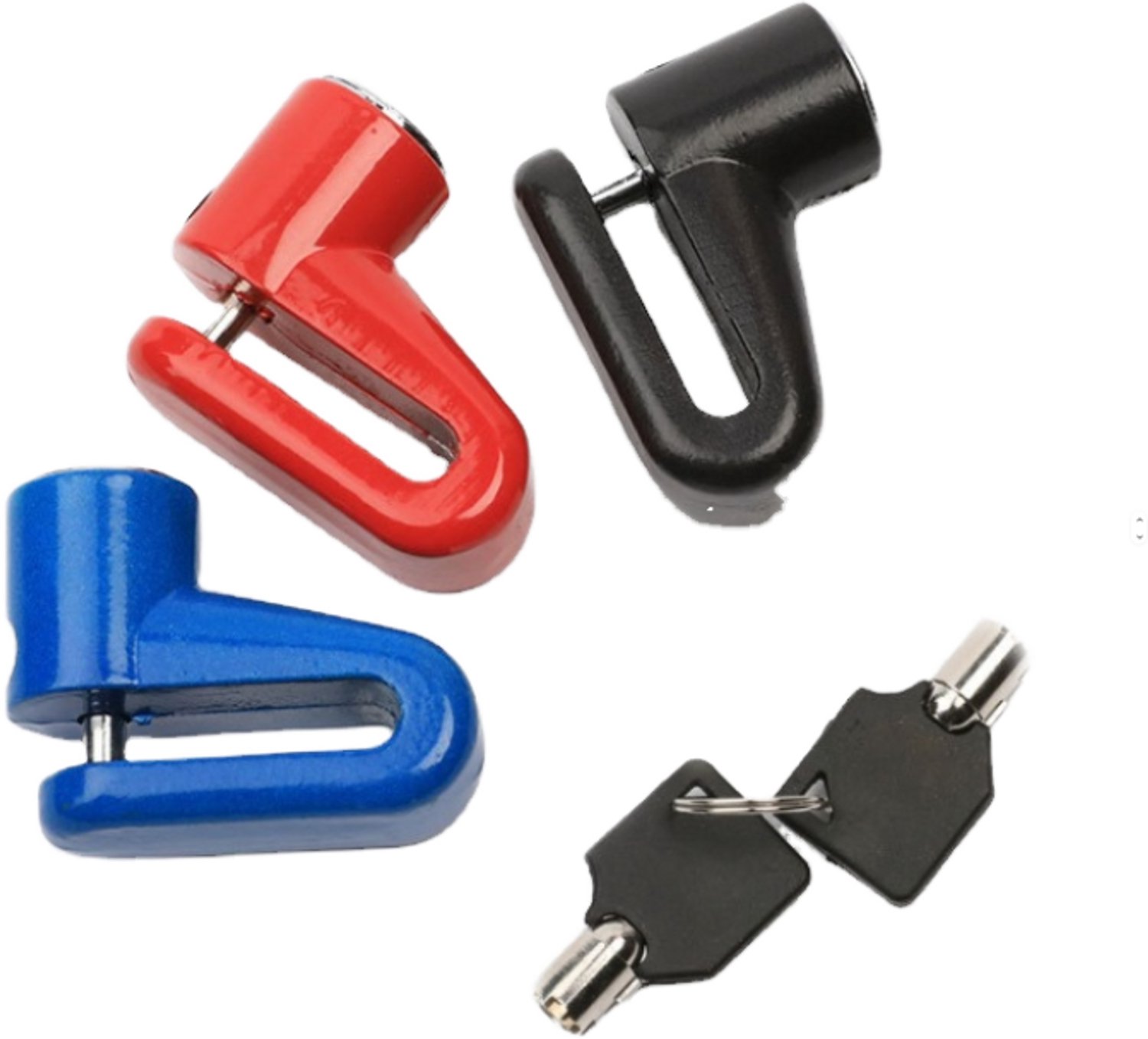 Rieba® Remschijfslot - Schijfremslot - Geschikt voor Fiets - E-bike - Motor - Scooter - Brommer - Schijfrem Slot - Universeel - Fietsslot - Remslot - Antidiefstalbeveiliging - Blauw – foto 2