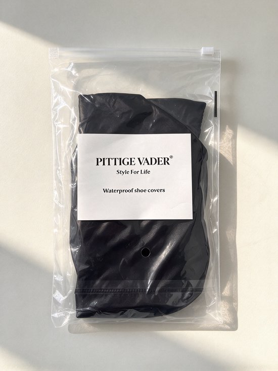 Pittige Vader Overschoenen Waterdicht - Maat XXL 44-47 - Zwart - Unisex - Regenschoenen Fiets - Schoenhoesjes - Reflecterend, Antislip & Opvouwbaar - Herbruikbare Schoenen Overtrekken - Fietsen, Wandelen, Kamperen & Motorkleding — afbeelding 2