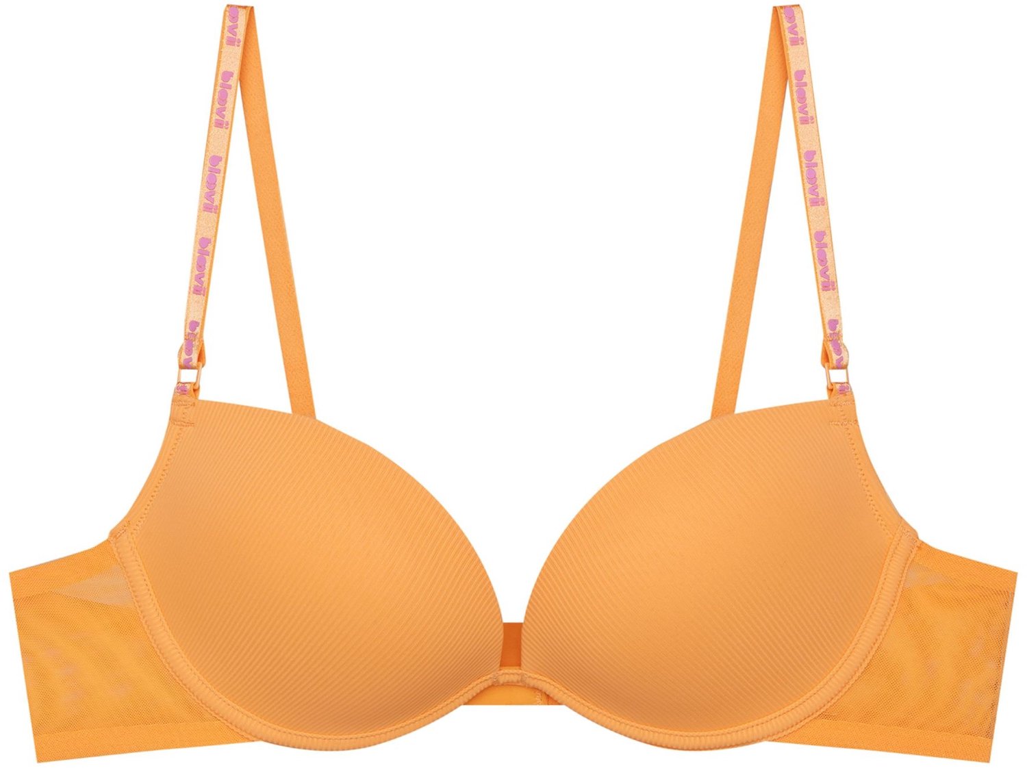 ESOTIQ Saoui Bloovii - Push-upbeha - Oranje - Geribde cups