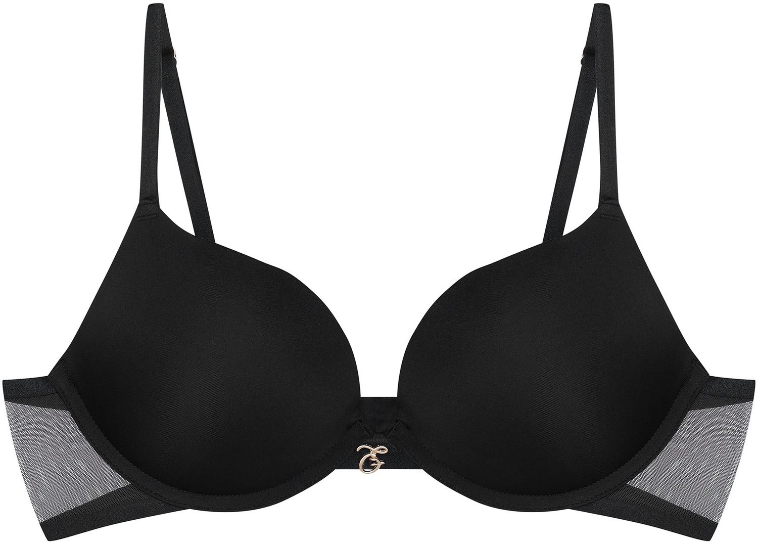ESOTIQ Nuts - Push-upbeha - Zwart - Gouden details Zwart;Goud
