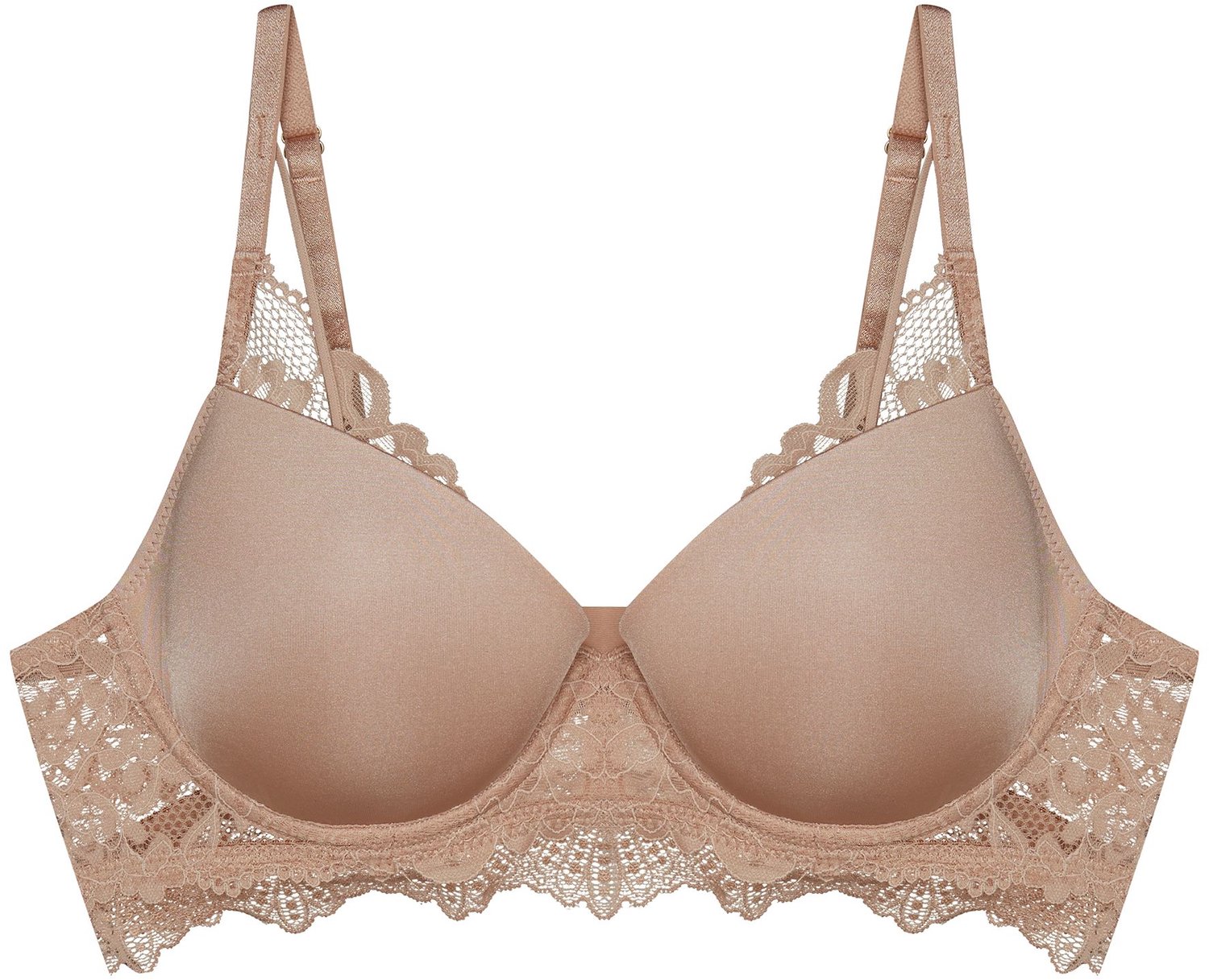 ESOTIQ Notty - Push-upbeha - Beige - Met beugel - Kantafwerking