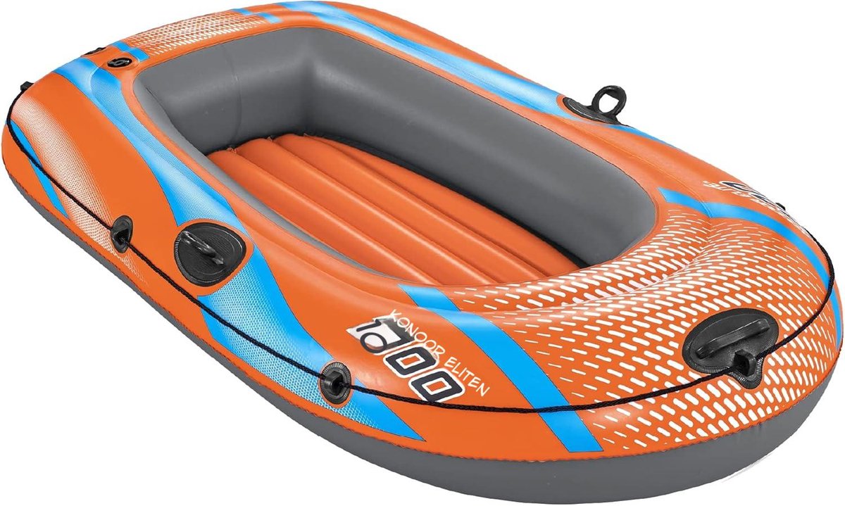 Kavora Opblaasboot - Gewichtslimiet 80 kg - Rubberboot - Opblaasbare Boot - Oranje - 62cm x 96cm x 29cm