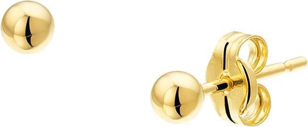 Sparkle14 Bol Dames Oorknoppen 3 mm