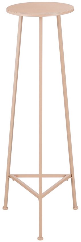 Mica Decorations Adine Plantentafel - H120 x Ø35 cm - Metaal - Lichtroze