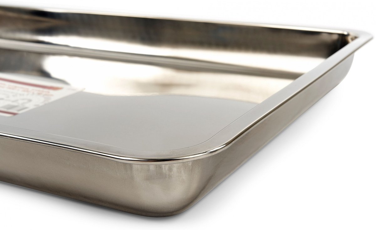 HBM RVS Olieopvangschaal 600 x 400 x 48 mm - Lekbak 10 l
