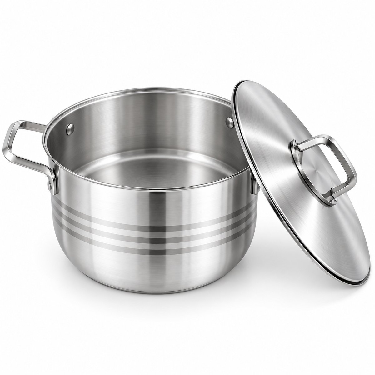 Kadirelli Kookpan met Deksel - 26cm - RVS - Inductie
