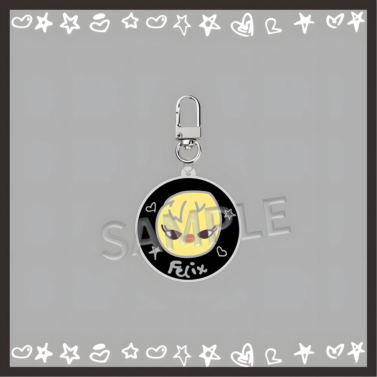 KPOP Stray Kids SKZ Felix Acrylic Keyring SKZOO Face [Sleutelhanger]