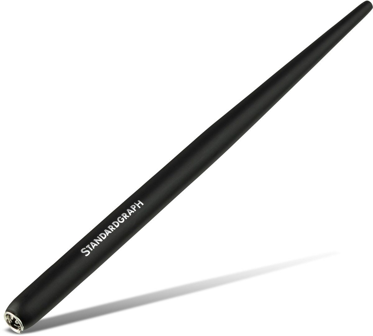 Standardgraph - Penhouder voor Tekenpennen en Kroontjespennen - Mat Zwart - SG-KN-118U-S-M
