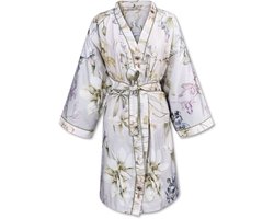 Kardol Branche Kimono Badjas - Grijs Groen - L/XL