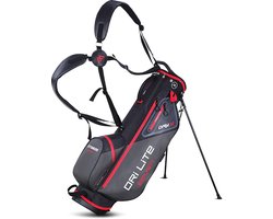 Big Max Dri Lite Seven G - Waterdichte Golftas - Standbag - Zwart Rood