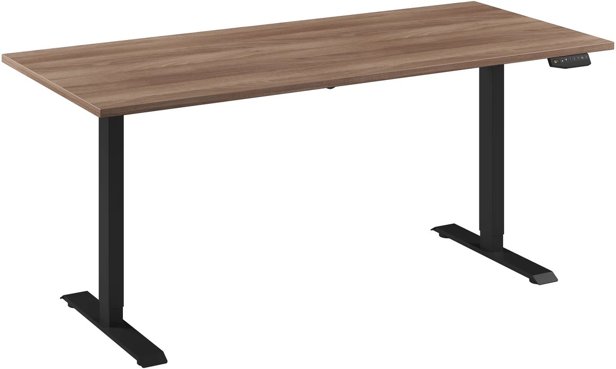 Bureau Adjust 1 Plus QA 180x80 Zwart/Havanna