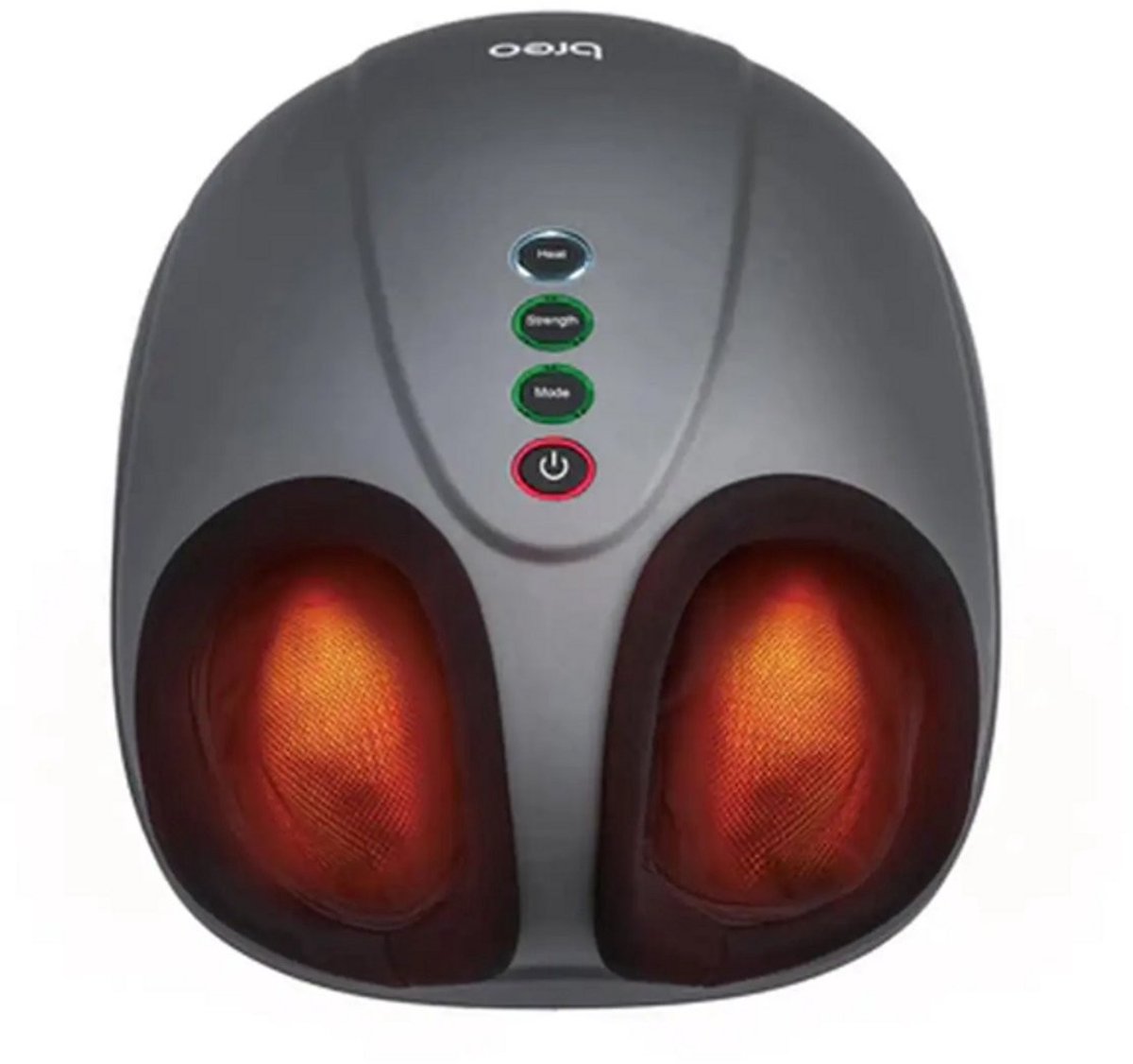 Breo voetmassageapparaat met warmte, diepteknede en Shiatsu-massage, voor relaxatie en verlichting van voetpijn en plantar fasciitis, geschikt voor voeten tot maat 12, moederdagcadeau