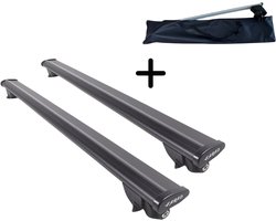 Farad dakdragers Skoda Octavia Combi vanaf 2020 gesloten dakrailing - 100 kg - Wingbar zwart - Met opbergtas