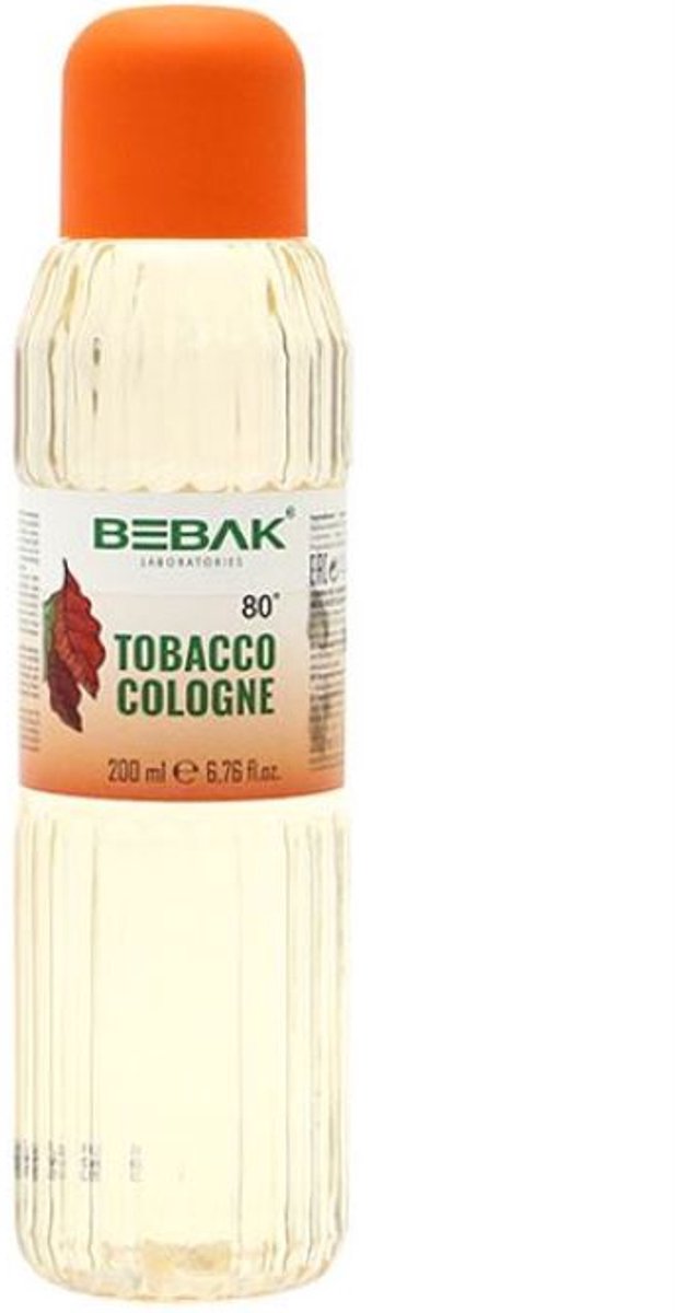 Bebak Tütün Kolonyası 80° – Tabak Eau de Cologne 400 ml PET | Handhygiëne & Luxe Geur | Turkse Traditionele Cologne