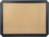 TrendyKitchen® Siliconen Bakmat - 42x30 cm - Ovenmat - Hittebestendig tot 250 graden - Duurzaam & Herbruikbaar - Antikleef - Bakpapier alternatief - Bruin