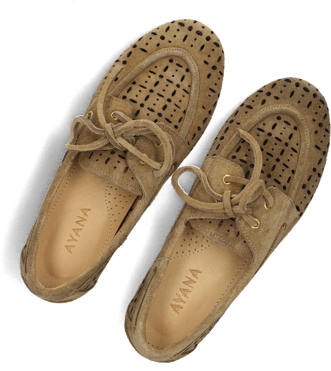 AYANA 12434 Mocassins Dames - Instappers - Camel - Maat 40