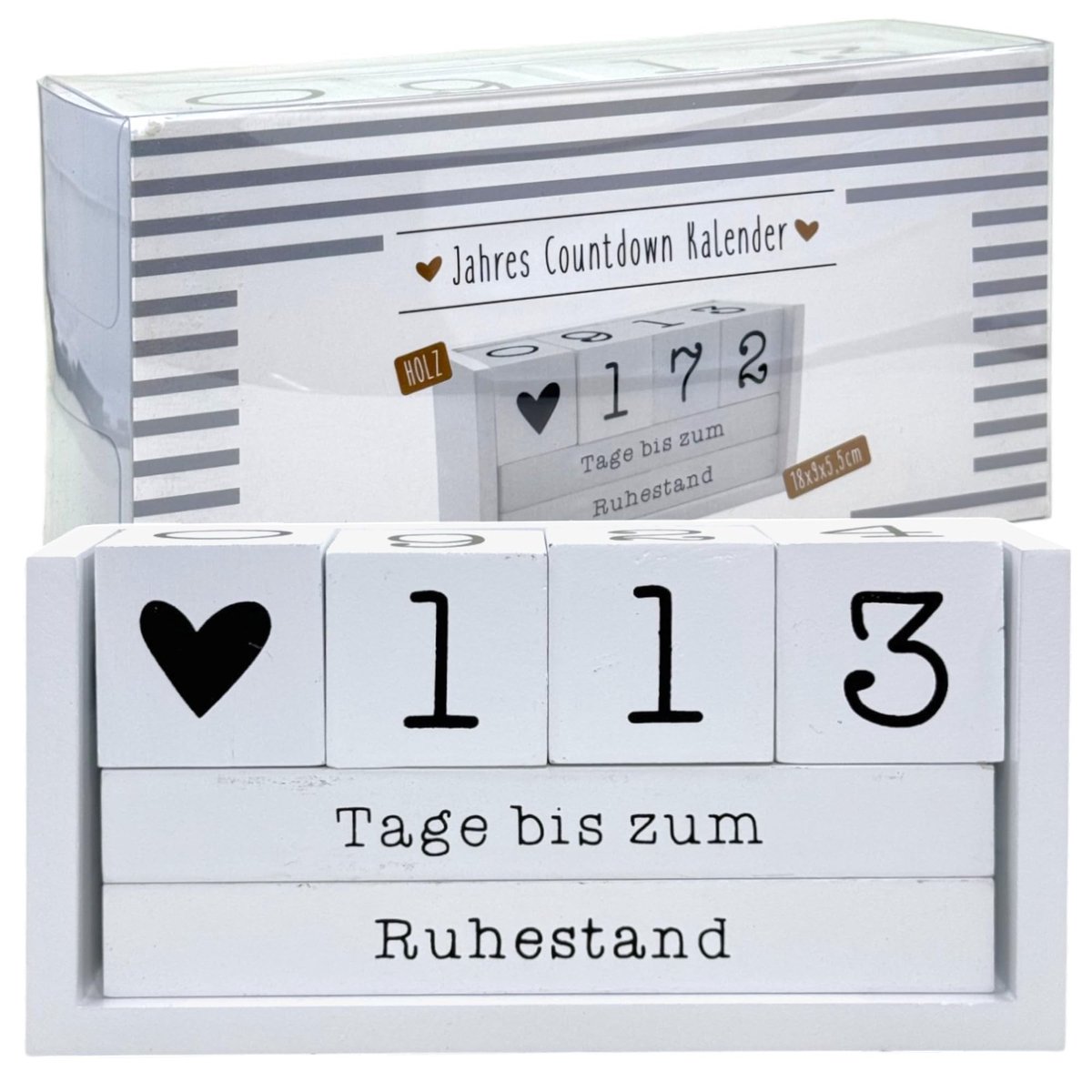 Elzusha - Houten Countdown Kalender - 432 dagen voor speciale gelegenheden