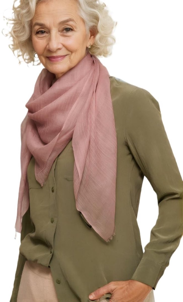 Elzusha - Lichtgewicht 100% Cashmere Sjaal voor Lente en Zomer