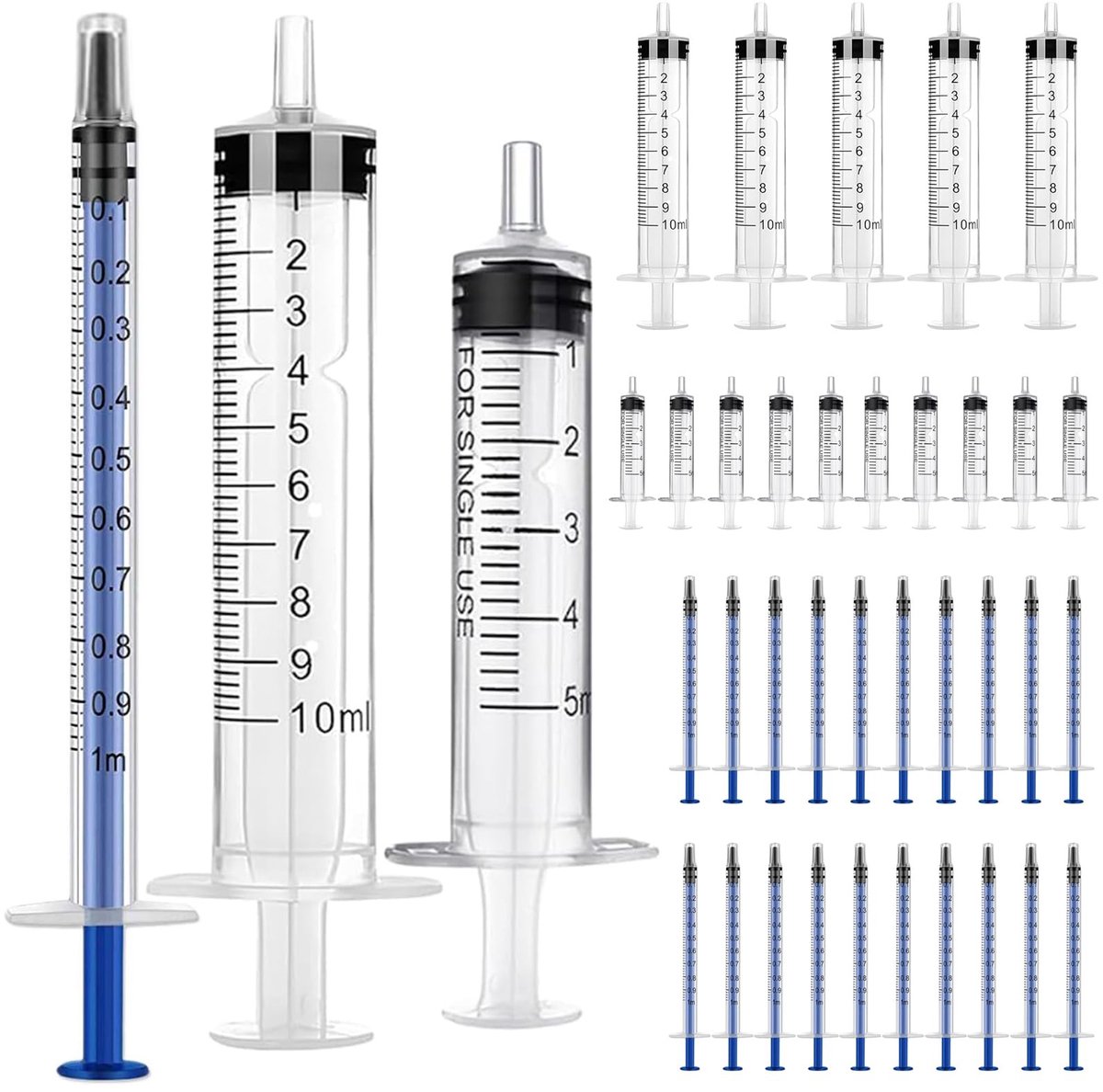 Elzusha - Mengspuiten Set - 35 Stuks voor Vloeistoffen